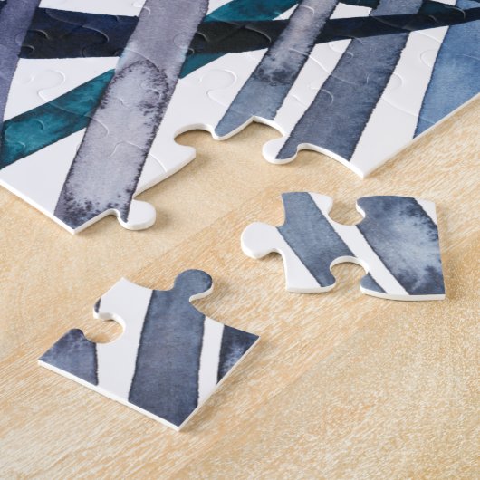 Twilight-palmen - Tropische bladeren Legpuzzel (Zijkant)