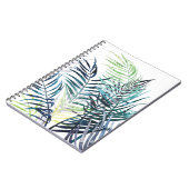 Twilight-palmen - Tropische bladeren Notitieboek (Linkerzijde)