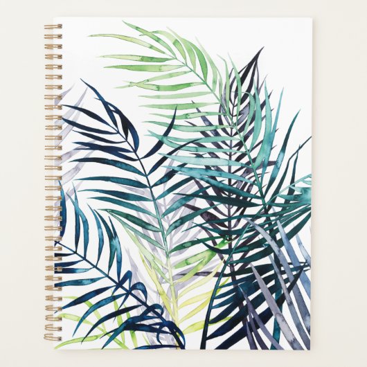 Twilight-palmen - Tropische bladeren Planner (Voorkant)