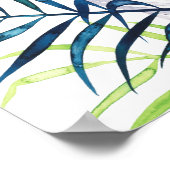 Twilight-palmen - Tropische bladeren Poster (Hoek)