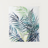 Twilight-palmen - Tropische bladeren Wandkleed (Voorkant)