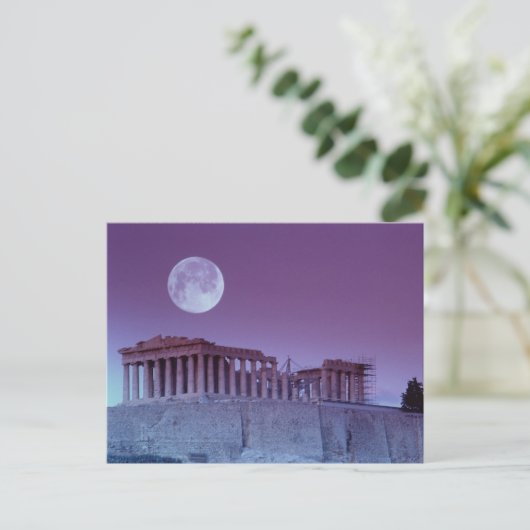 Twilight Parthenon Briefkaart (Staand voorkant)