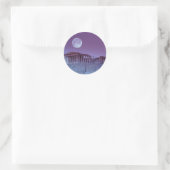 Twilight Parthenon Ronde Sticker (Tas)