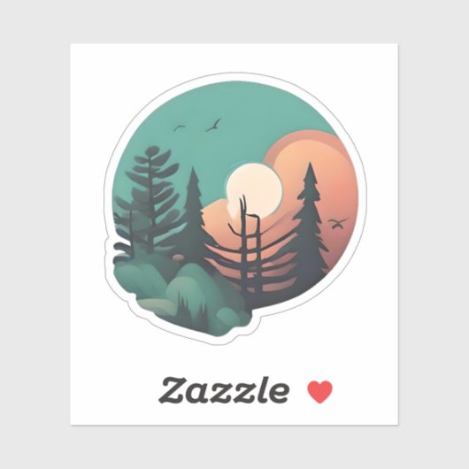 Twilight Pines Sticker (Vel)