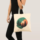 Twilight Pines Tote Bag (Voorkant (product))