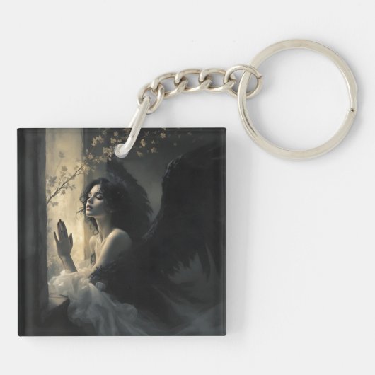 Twilight Prayer: De Middernachtengel Sleutelhanger (Achterkant)