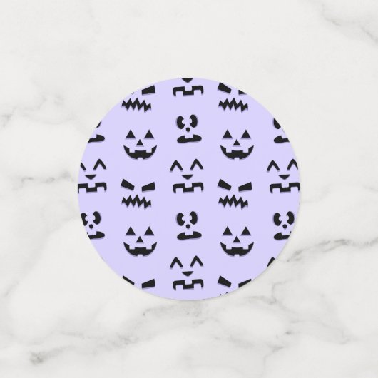 Twilight Pumpkin gezichten Confetti (Kleine voorkant)