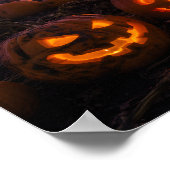 Twilight Pumpkin Patch Panorama Poster (Hoek)