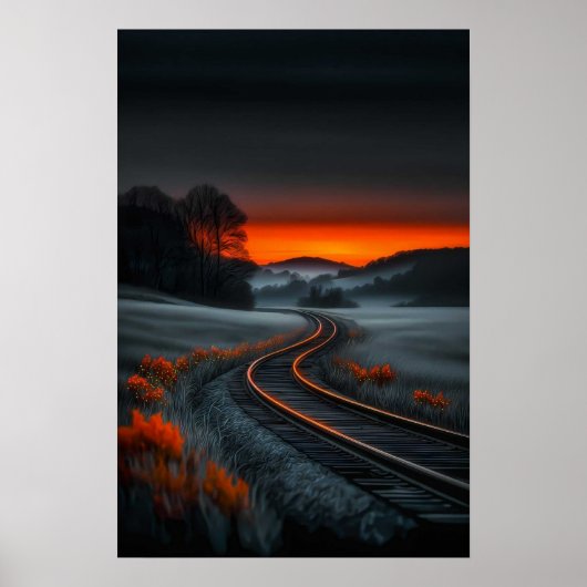 Twilight Rails: Pad naar de Horizon Poster (Voorkant)