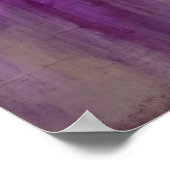 Twilight Reflections - Paarse Bosdroom Poster (Hoek)