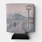 Twilight Regen op pad naar Shinobazu in Japan Blikjeskoeler (Achterkant)