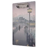Twilight Regen op pad naar Shinobazu in Japan Klembord (Links)