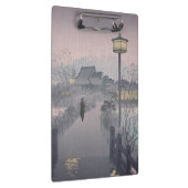 Twilight Regen op pad naar Shinobazu in Japan Klembord (Rechts)