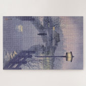 Twilight Regen op pad naar Shinobazu in Japan Legpuzzel (Horizontaal)