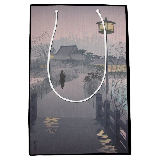 Twilight Regen op pad naar Shinobazu in Japan Medium Cadeauzakje (Voorkant)