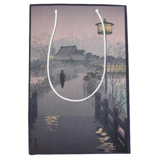 Twilight Regen op pad naar Shinobazu in Japan Medium Cadeauzakje (Voorkant)