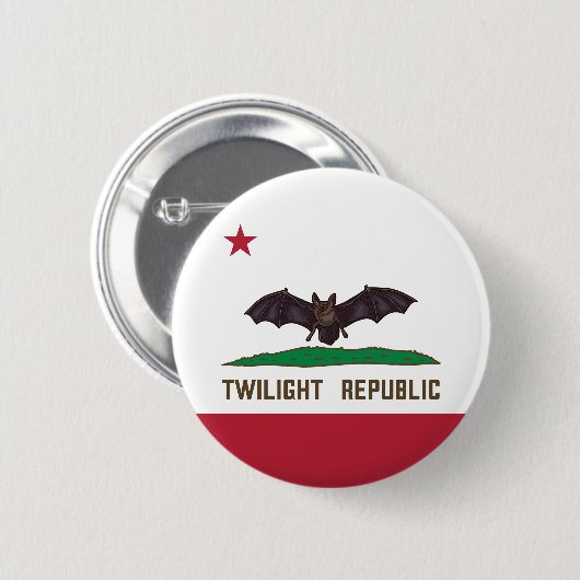 Twilight Republic Vlag Ronde Button 5,7 Cm (Voorkant /achterkant)