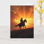 Twilight Riders Vaderdagkaart Kaart (Gele Bloem)