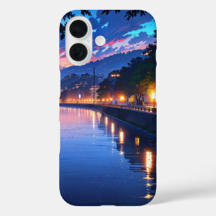 Twilight Riverside Glow iPhone 16 Hoesje