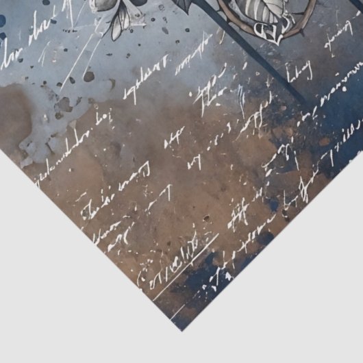  Twilight Roos & Bronze Dreams Decoupage Tissuepapier (Detail)