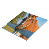 Twilight-Roos | Thoroughbred Race Horse Tegeltje (Zijkant)