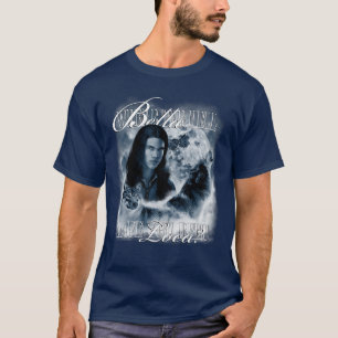 Twilight Saga Retro Jacob Wolf Moon Loca Film fam T-shirt