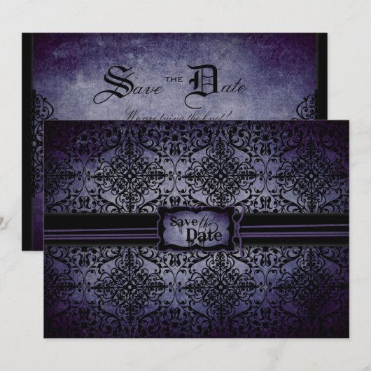 Twilight SD-kaart Save The Date (Voorkant / Achterkant)