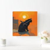 Twilight Sentinel Vierkante Klok (Huis)