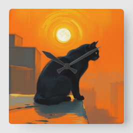 Twilight Sentinel Vierkante Klok