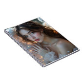 Twilight Seraph – Glanzende Engel van het Avondlic Notitieboek (Rechterzijde)