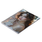 Twilight Seraph – Glanzende Engel van het Avondlic Notitieboek (Linkerzijde)