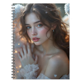 Twilight Seraph – Glanzende Engel van het Avondlic Notitieboek