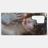 Twilight Seraph – Glanzende Engel van het Avondlic Samsung Galaxy Hoesje (Achterkant horizontaal)