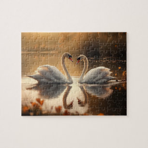 Twilight Serenity - Zwanen in liefde Legpuzzel