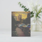 Twilight Silence Urban Postcard – Customizable Briefkaart (Staand voorkant)