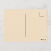 Twilight Silence Urban Postcard – Customizable Briefkaart (Achterkant)