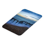 Twilight Sky Over Shoreline en Breakwater Magneet (Linkerzijde)