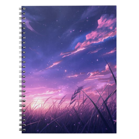 Twilight Sky Spiraalschrift Notitieboek (Voorkant)