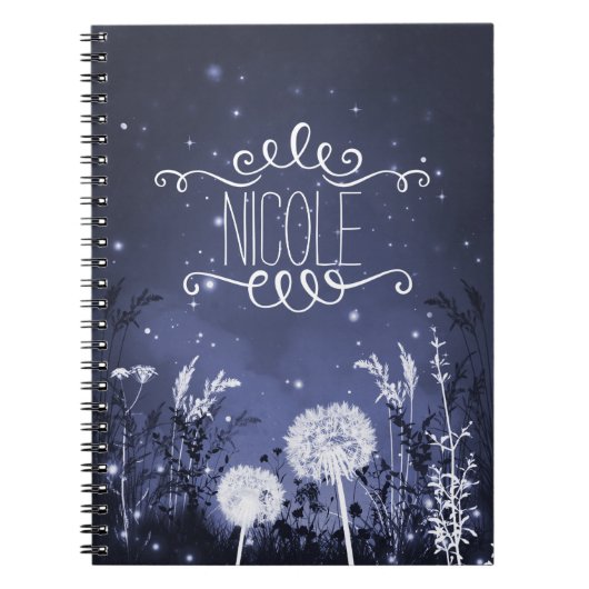 Twilight Sky Stars & Foliage Journal Notitieboek (Voorkant)