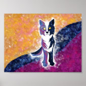 Twilight Sky Wolf Poster (Voorkant)