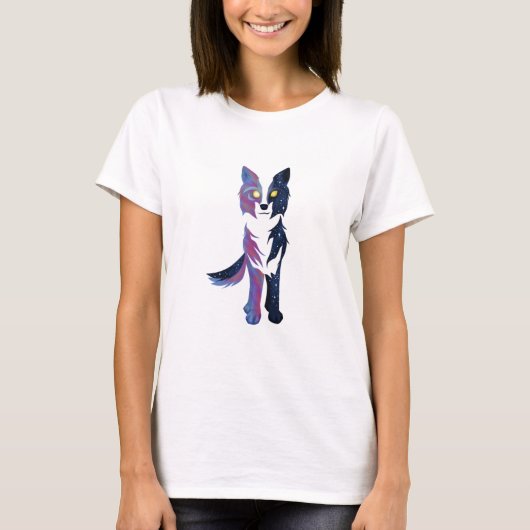 Twilight Sky Wolf T-shirt (Voorkant)