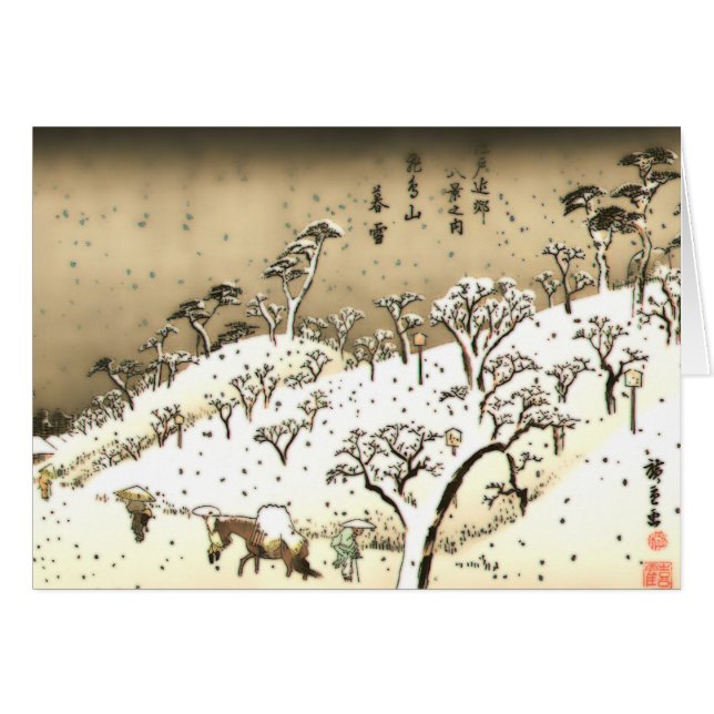 Twilight Snow op Asuka Hill (Voorkant Horizontaal)