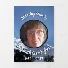 Twilight Sun Rays Five Photo Memorial Drieluik Aankondiging