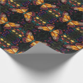 Twilight Symphony: vlinder in een kosmische tuin Cadeaupapier (Hoek)