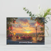 Twilight Table of Blessings kaart (Staand voorkant)