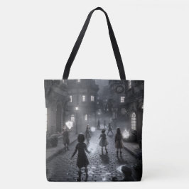 Twilight Tales op Cobblestone Canvas tas