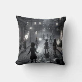 Twilight Tales op Cobblestone Canvas tas Kussen