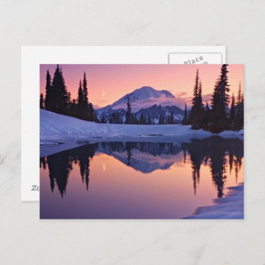 Twilight, Tarn en Crescent Moon Briefkaart (Voorkant / Achterkant)