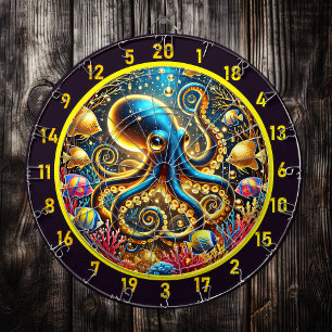 Twilight Tide Octopus Dartboard Dartbord