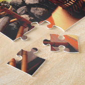Twilight Tiki Bar Intieme Jungle Scene Legpuzzel (Zijkant)
